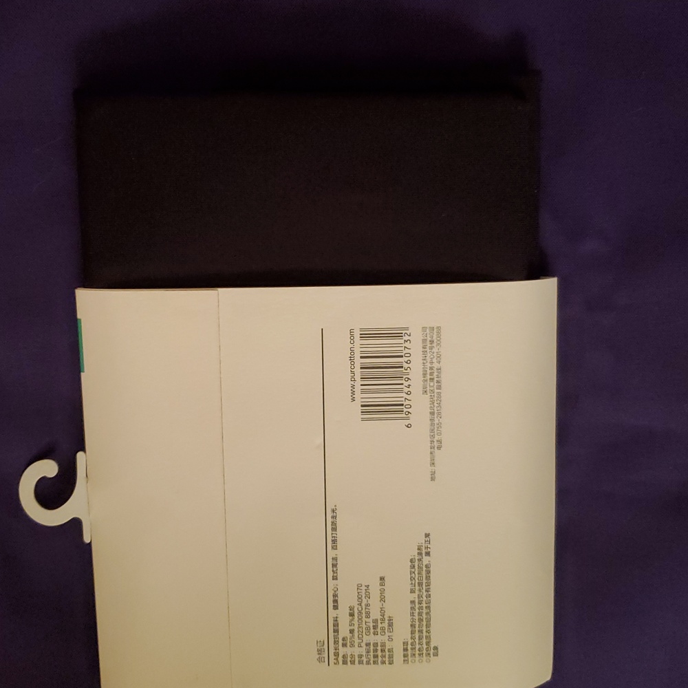 *NWT* Purcotton's Black Tank Top - Picture 7 of 14